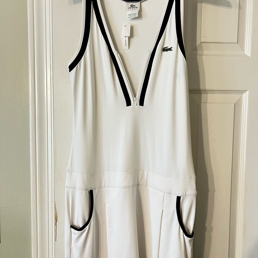 Lacoste Women's White Dress